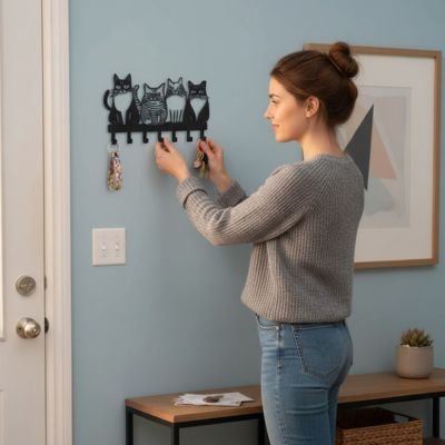 Porte clé mural | ÉlégaRangement - Deco Chez Soi