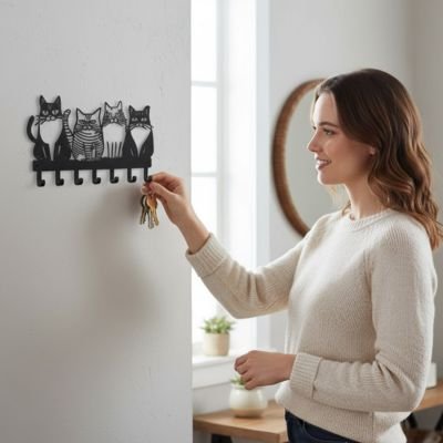 Porte clé mural | ÉlégaRangement - Deco Chez Soi