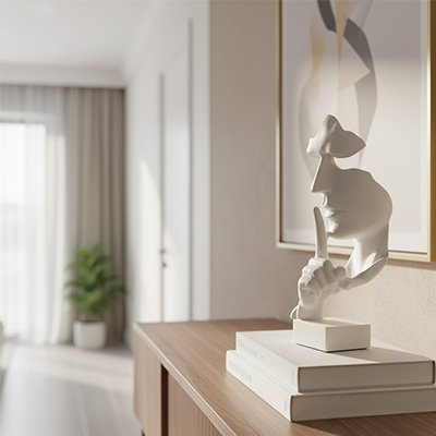 Sculpture contemporaine | Élégance Unique - Deco Chez Soi