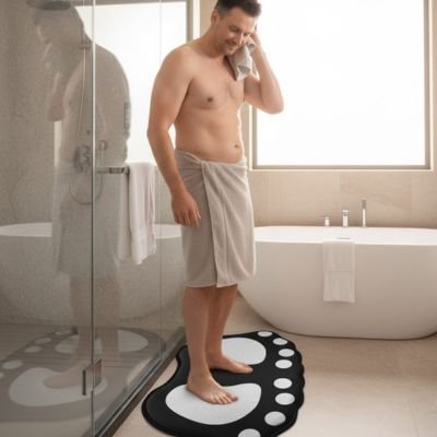 Tapis de bain | Ultra - Absorbant Antidérapant - Deco Chez Soi